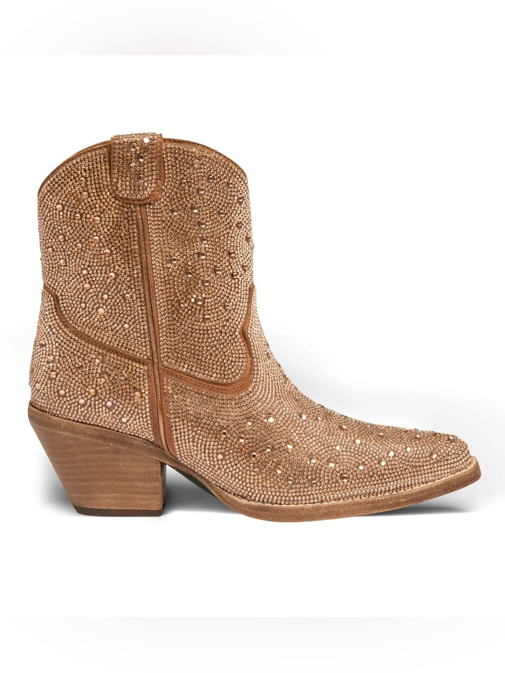 Women's Embellished Ankle Bootie - Copper